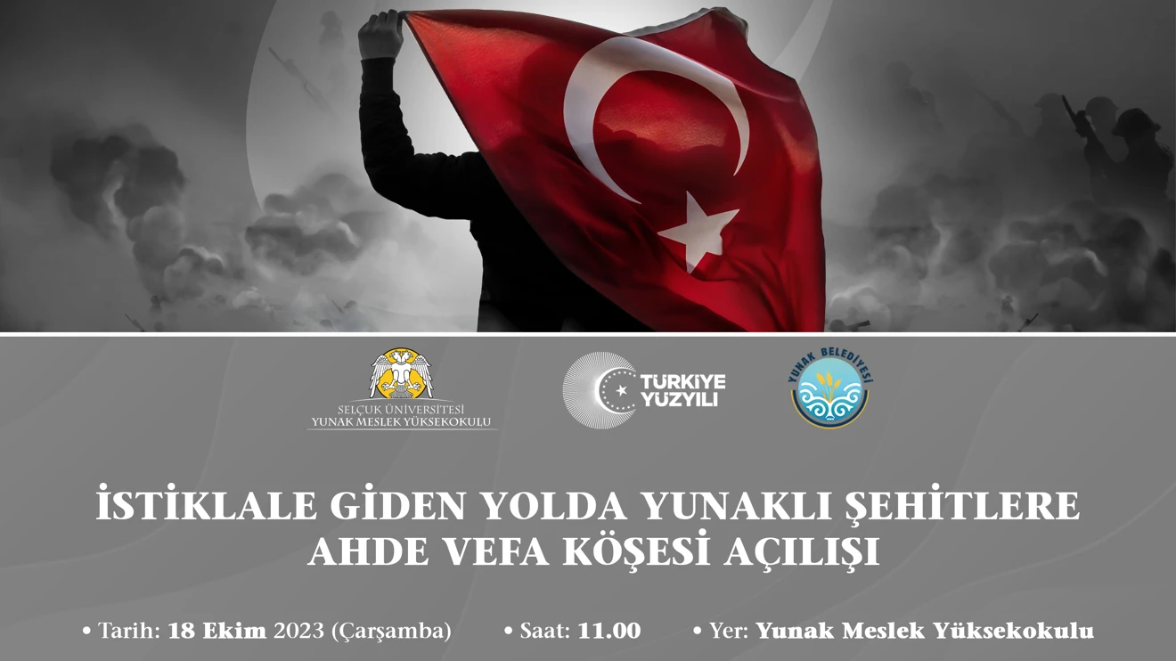 Yunak Meslek Yüksekokulu Cumhuriyetimizin 100'üncü Yıl Etkinlikleri